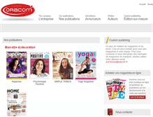 Tablet Screenshot of oracom.fr